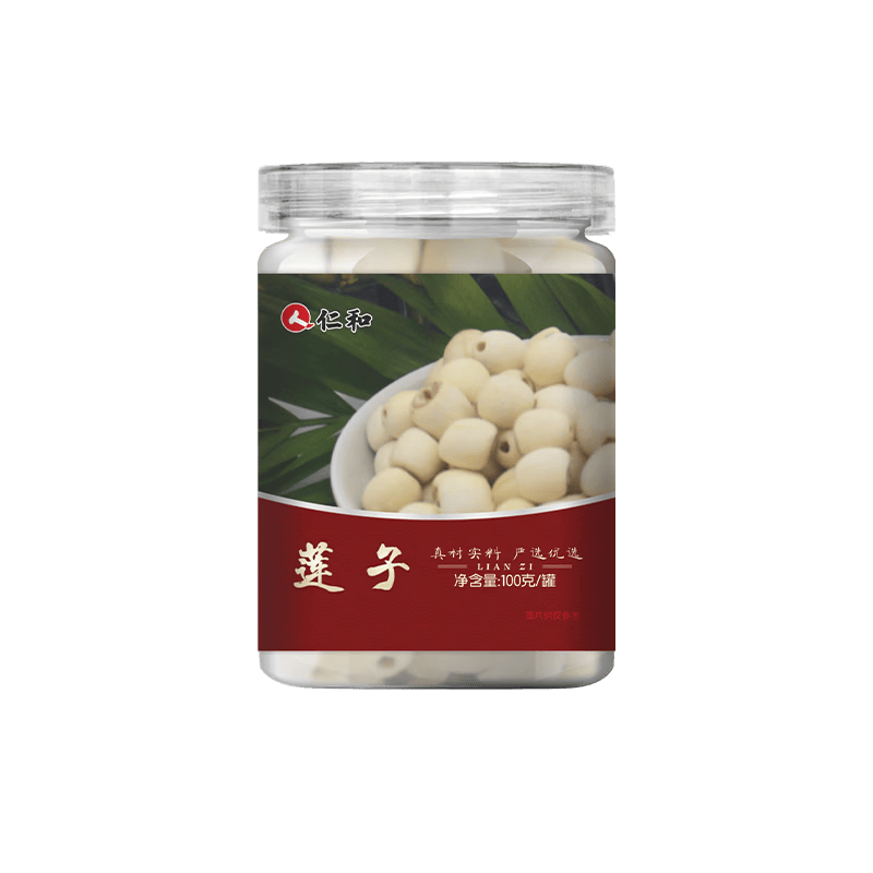 仁和湘潭产去芯磨皮白莲子 桂圆百合银耳羹煲汤食材100g 【买二送一 到手3罐】 100g*3罐