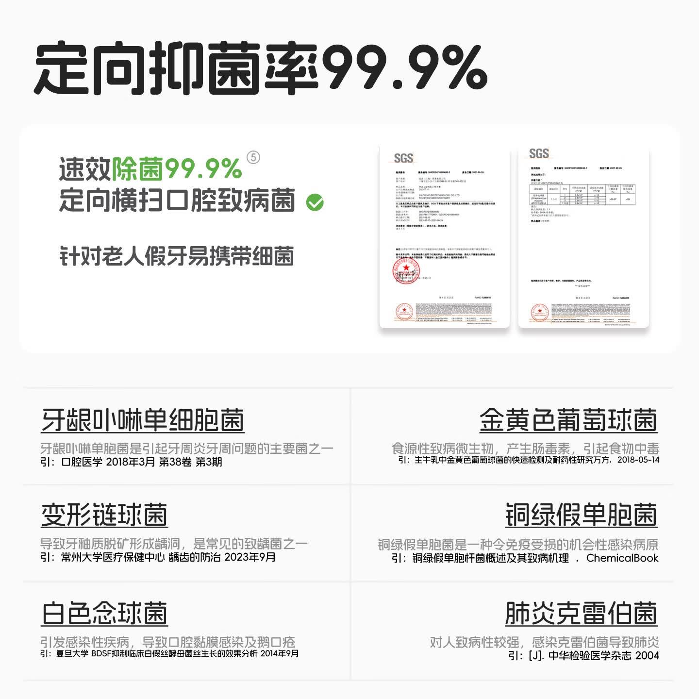 nikiso假牙清洁片抑菌泡腾片全半口假牙义齿清洗液亮白清新呵护口腔 120片/4盒【赠1台超声波清洁仪】