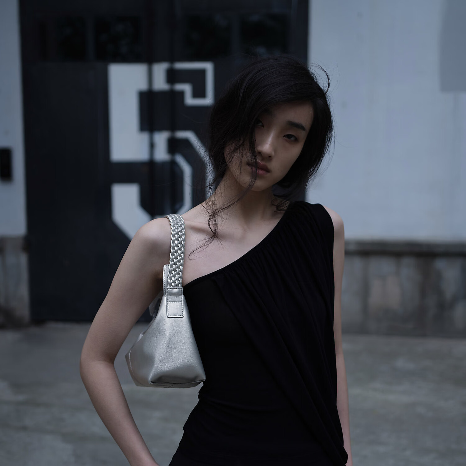 ECODAY原创设计漫月包新款女包百搭单肩包编织小枕头包生日礼物送女生 云白色 走心实用生日礼物送女生