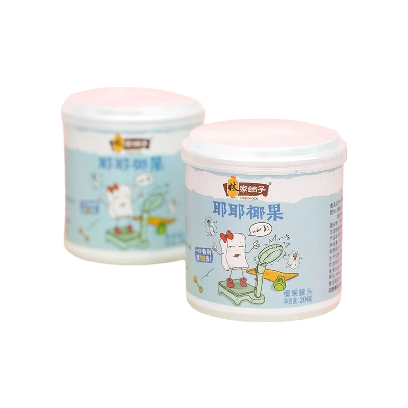 林家铺子左右椰果水果罐头组合 200g*4罐左右+4罐椰果共8罐
