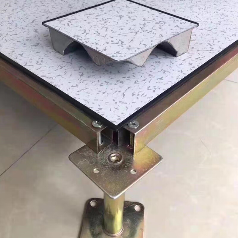 仁聚益全钢pvc地板600600弱电机房监控室国标高架地板 30单块无配件