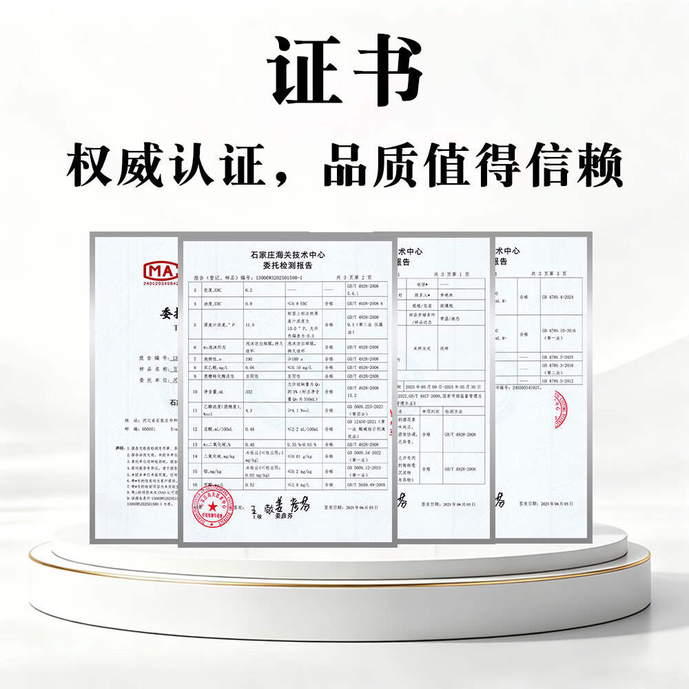 央小啤12P 比利时小麦全麦精酿啤酒 锶型水28天慢发酵进口麦芽整箱送礼 500ml 6瓶 礼盒装