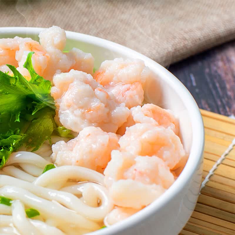 海欣五福临门600g火锅套餐麻辣烫关东煮套餐蟹棒海胆包鱼豆腐丸子 鱼极虾滑150g*5
