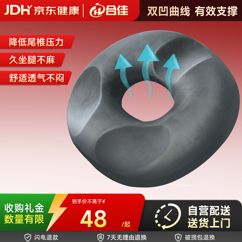 合佳痔疮坐垫夏季办公室尾椎骨骨折孕妇术后产后中空透气久坐神器垫子
