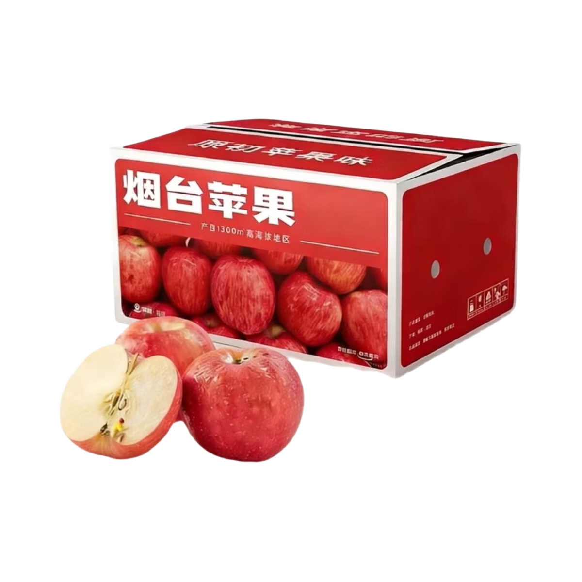 山东红富士脆甜多汁苹果水果A+级水果产地严选 烟台苹果 红富士苹果2颗装