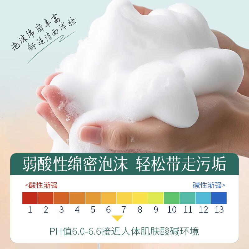 形象美水杨酸积雪草洁面乳清洁护肤 1瓶/168g