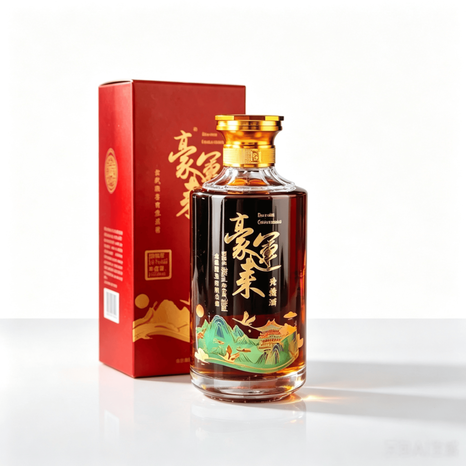 德意豪运来高端精制黄精酒礼盒长辈礼品白酒露酒 38度 500mL 2瓶 送礼袋