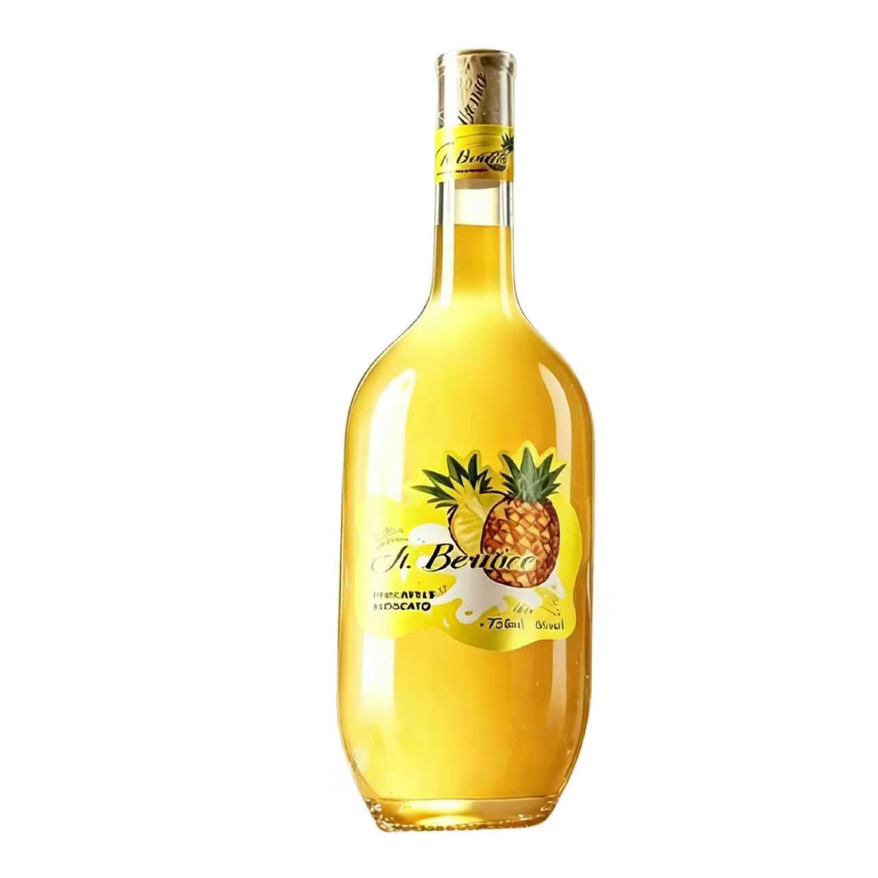 圣柏尼莎菠萝水果酒凤梨味莫斯卡托白甜葡萄酒低度微醺助眠8度750ml果酒 凤梨果酒六瓶装【750ml*6】