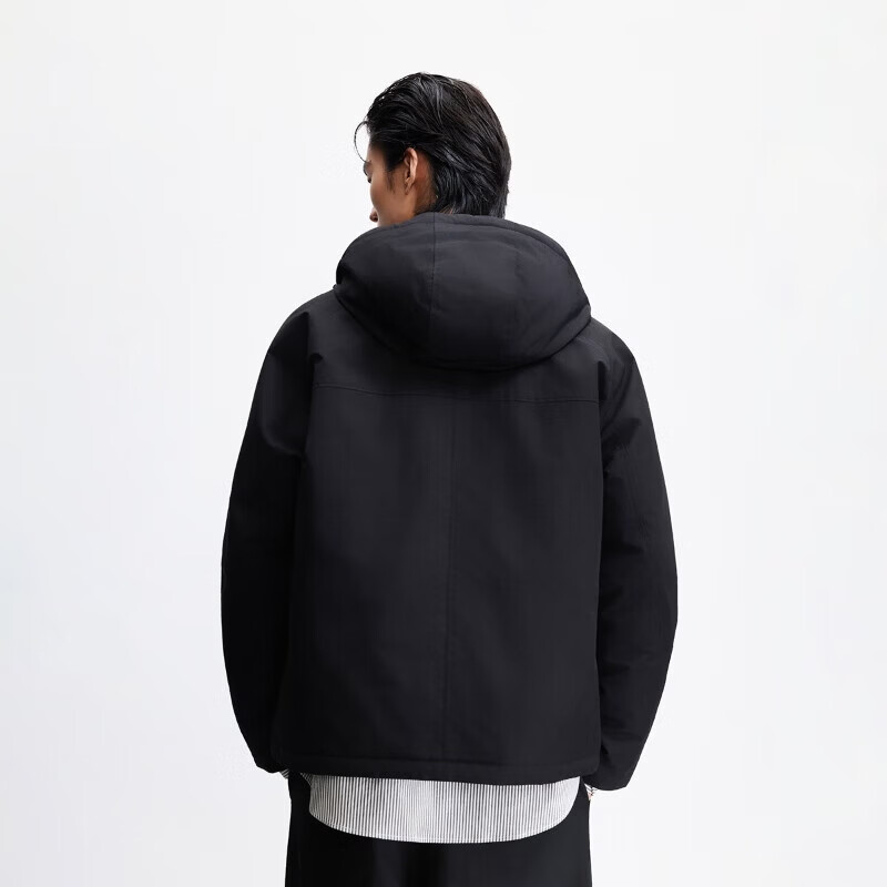 杰克·琼斯(JACK&JONES)冬季男装潮流休闲宽松羽绒服合集 225412033黑色 M (175)