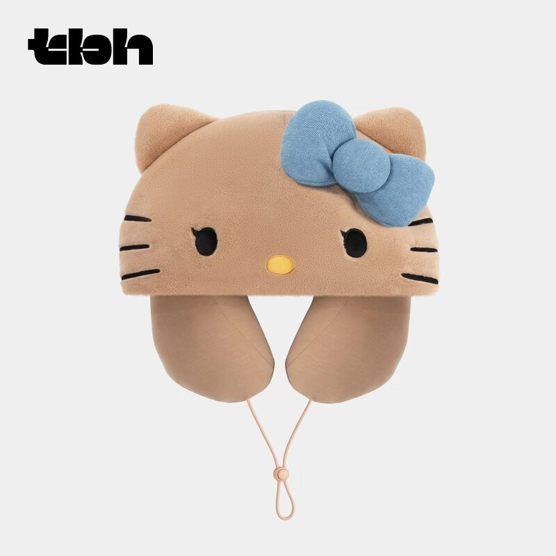 野兽派家居（tbh）三丽鸥Hello Kitty连帽旅行U型枕旅行护颈枕头枕飞机枕 Hello Kitty连帽旅行U型枕