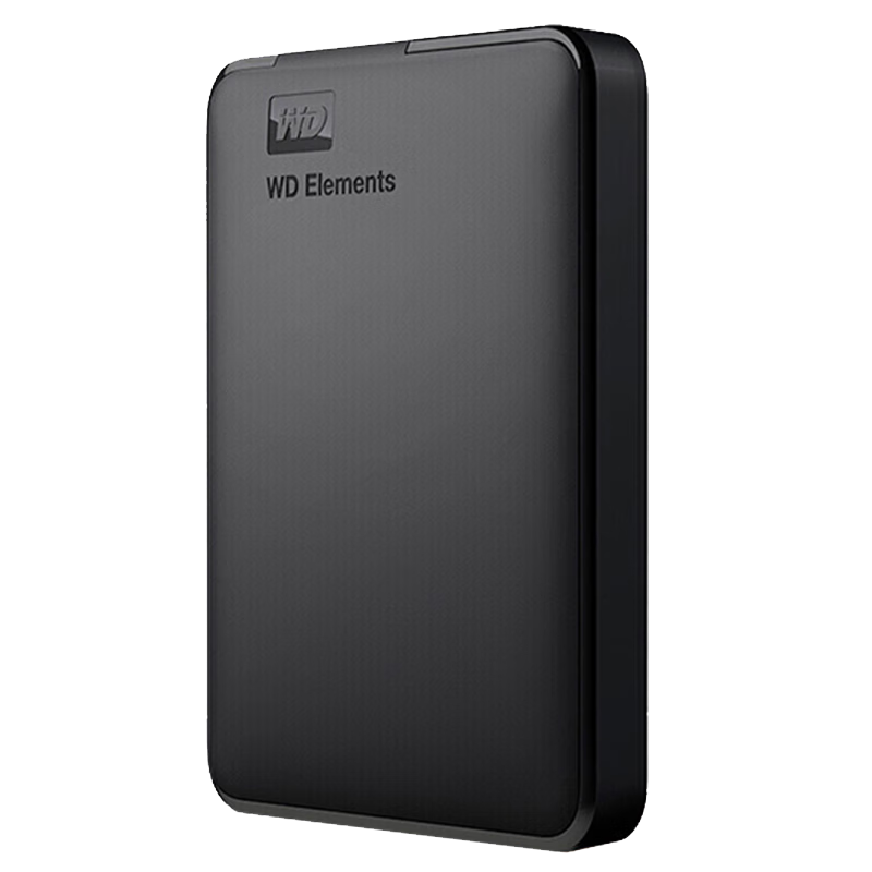 西部数据（WD）移动硬盘 USB3.0 Elements新元素系列2.5英寸机械硬盘 大容量 手机电脑外置外接 5TB 经典元素 Type-C转接头