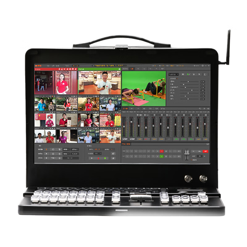 切换抖音直播导播切换台4k多机位采录播会议高清 4路款