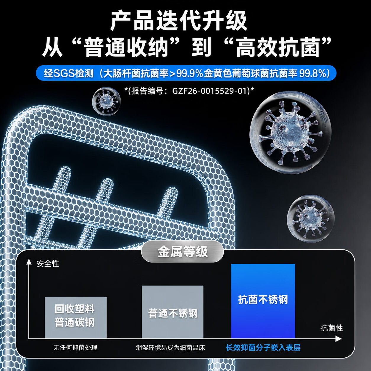 护家厨房碗盘置物架台面碗架沥水架窗台家用窄小型放碗碟收纳架碗筷架 抗菌涂层-加长单层枪灰色(可放8碗6碟)