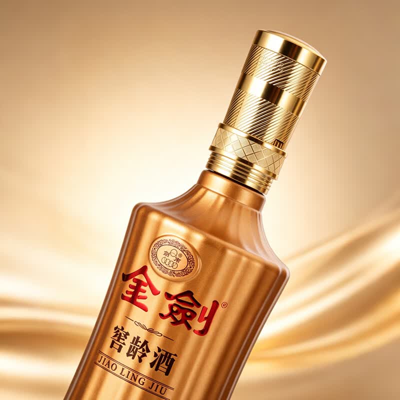 剑南春 金剑窖龄 浓香型白酒 500ml 2 52度 500mL 6瓶 窖龄60