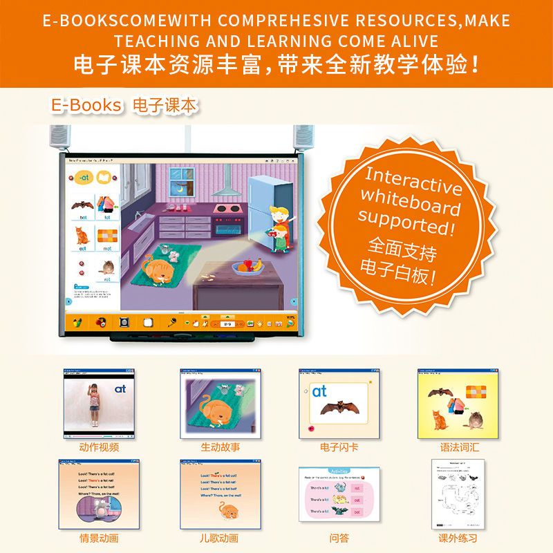 【点读版】培生朗文raz自然拼读绘本 著名拼读教学用书 New PhonicsforKids合集支持小达人点读笔 单书(不含点读笔) 1-6级