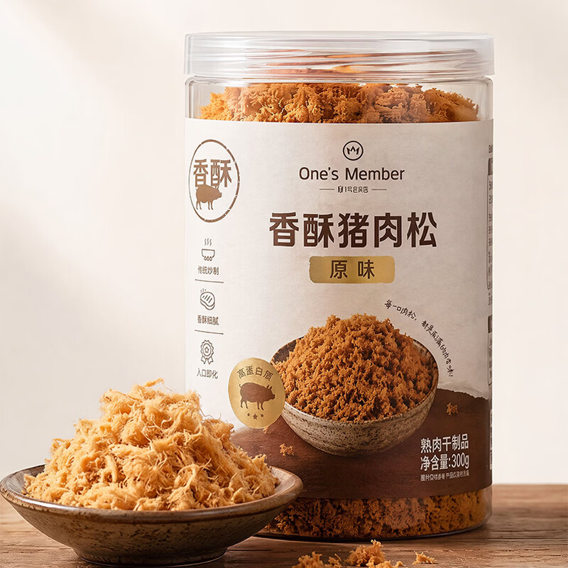1号会员店(One' s Member) 香酥猪肉松 300g