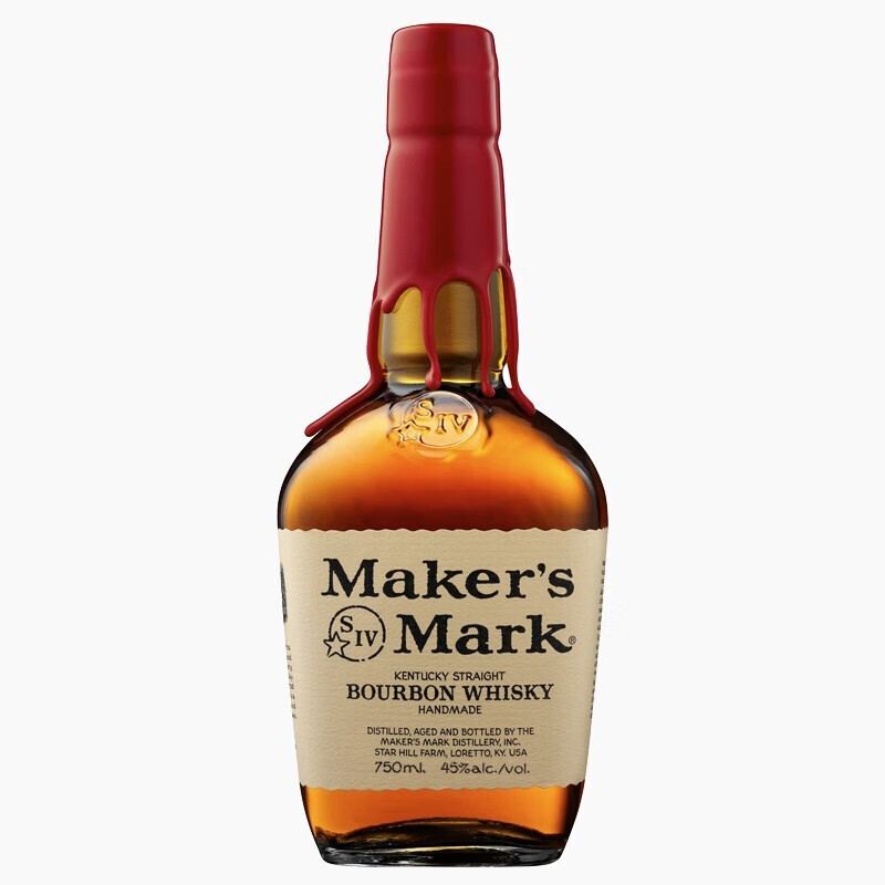 maker’s mark美格波本威士忌 美国原瓶进口洋酒750ml 美格波本威士忌