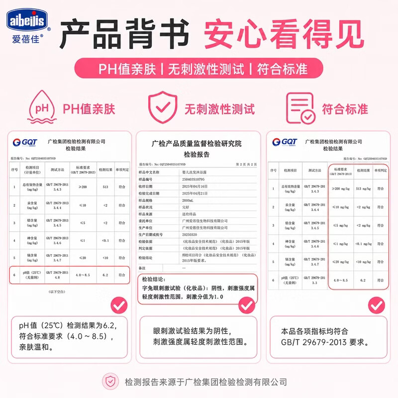 爱蓓佳（aibeijia）1L大瓶山茶油儿童洗护用品宝宝洗沐二合一婴儿洗发沐浴露 桃叶精华-婴儿洗发沐浴露1L
