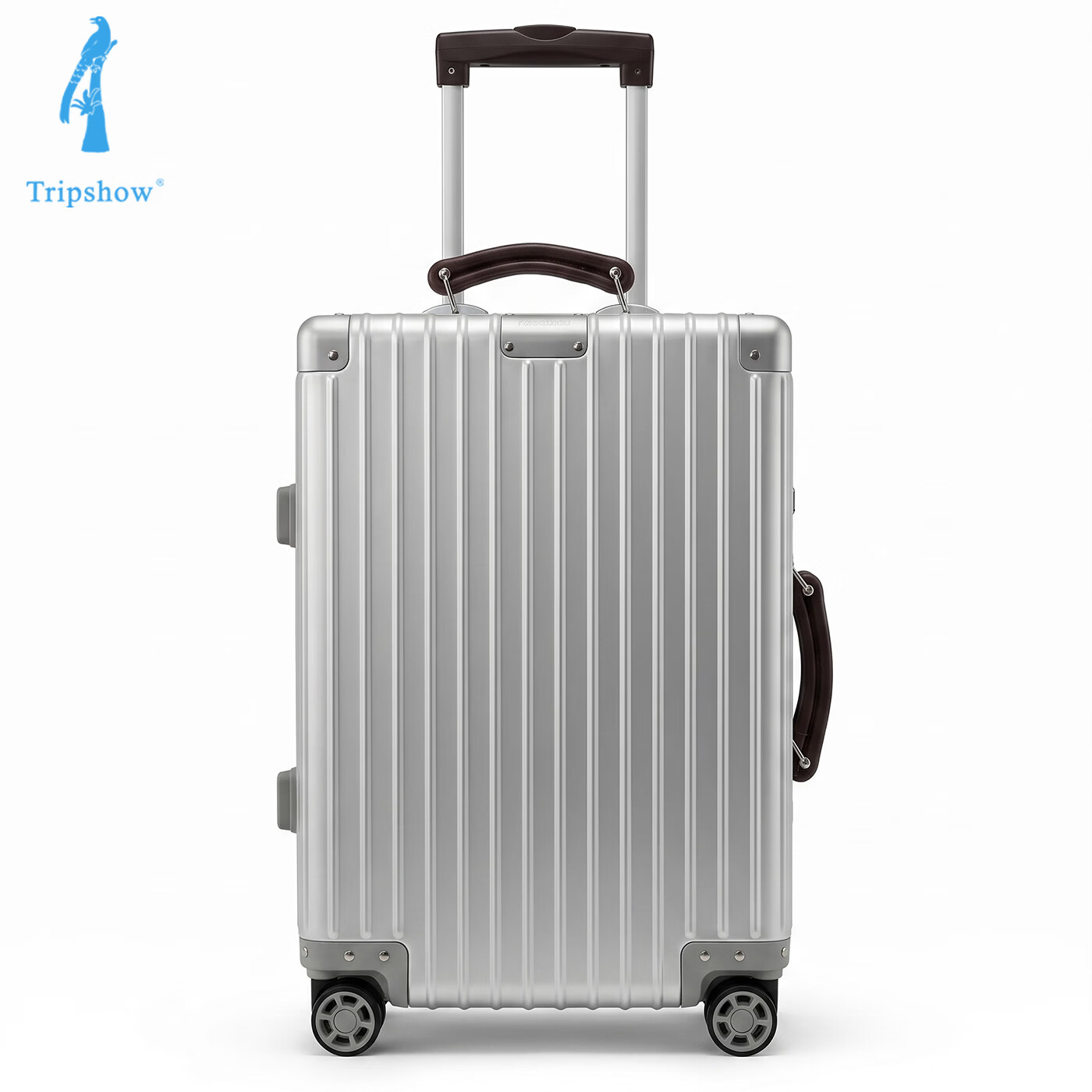 TRIPSHOW铝框PC登机箱20寸行李箱免托运海关锁静音万向轮可拆卸轮DIY图案