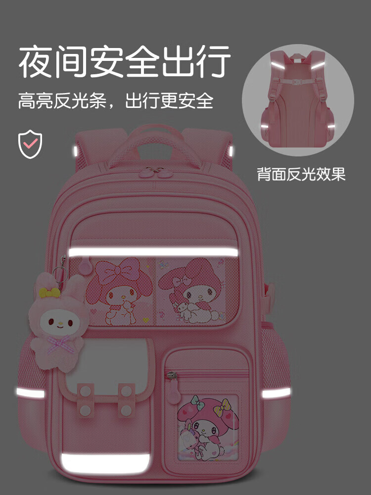 2026新款一年级轻便书包小学生女生大容量儿童护脊女孩三到六男童 【背垫升级款】大号宝蓝+补习袋+文具盒(3-6年级)