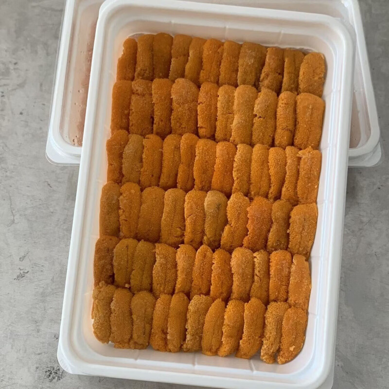 大连海胆非刺身鲜活速冻新鲜现剥海胆肉海胆黄马粪海胆冷冻非即食 高品质马粪海胆肉100g*1盒