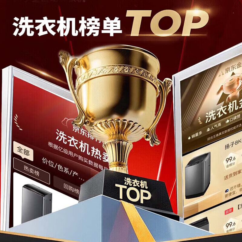 扬子【国家补贴15%】洗衣机全自动一级能效家用大容量蓝光洗烘一体波轮以旧换新出租房宿舍神器 18KG【智能风干+蓝光洗护+强劲动力】 波轮
