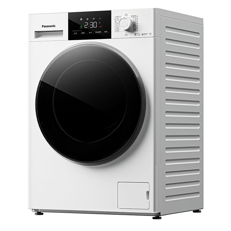 松下(Panasonic)全自动10公斤家用洗烘一体BLDC变频滚筒洗衣机温水泡沫净焕新空气洗除菌螨白色 ND10M 白月光P3
