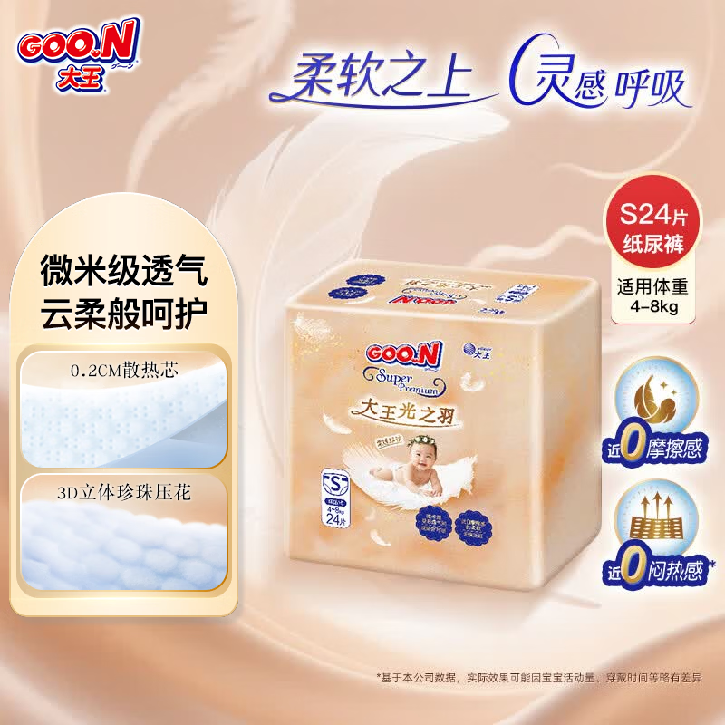 大王光之羽mini尿不湿拍3件 105.9元 - 86线报