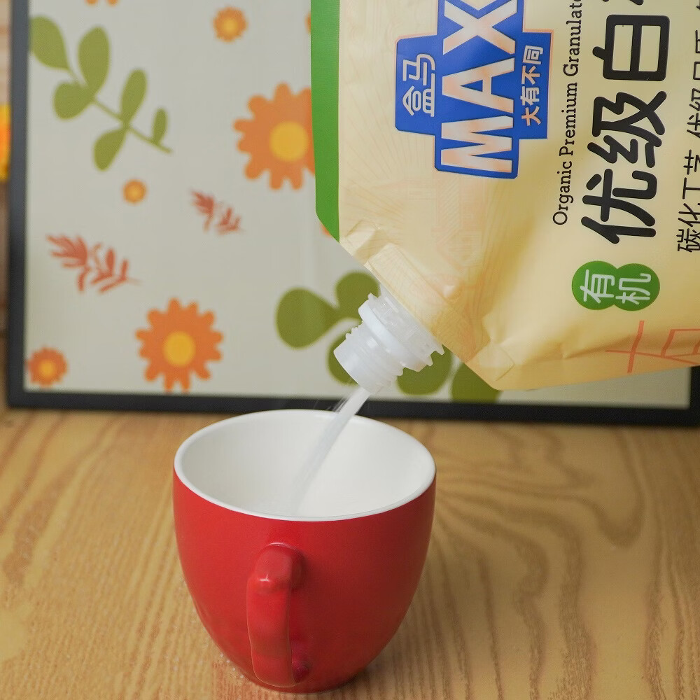 盒马有机 优级白砂糖 调味品白砂糖 1kg【MAX款】 袋装