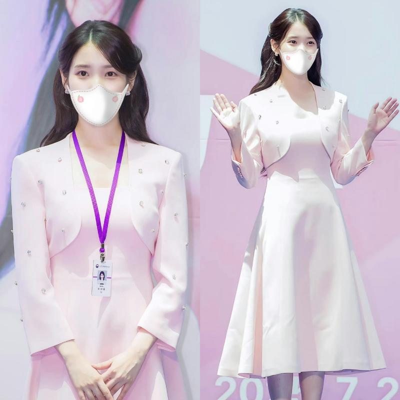 ZZLASS2026春韩版粉钉钻长袖小西装外套背心方领连衣裙套装优雅气质显瘦 上衣加裙子升级款 XL