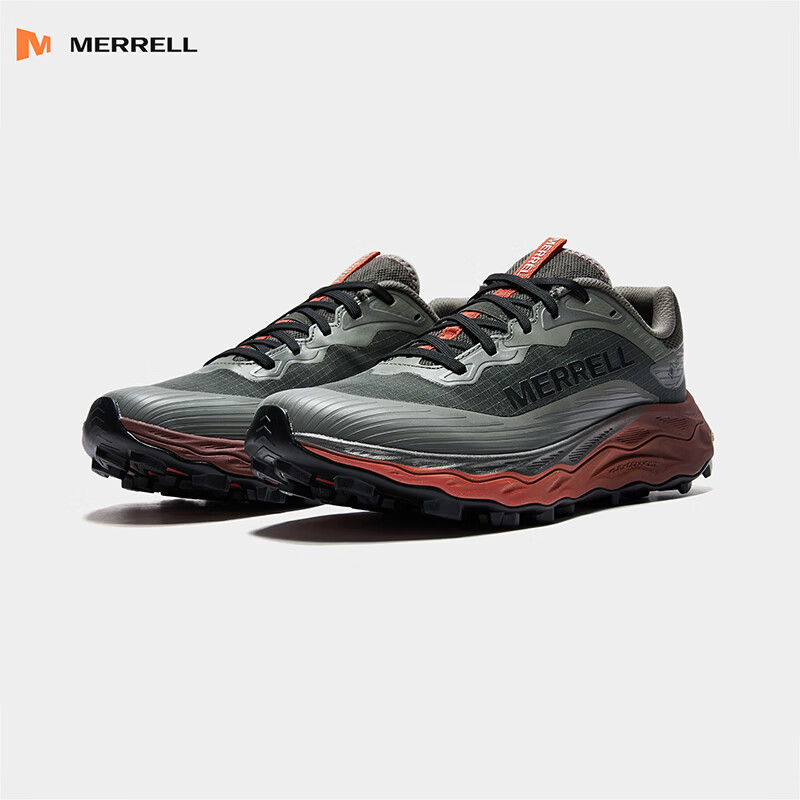 迈乐（Merrell）运动户外AGILITY PEAK 6 GTX防水AP6越野跑鞋徒步鞋V底防滑男女款 J00005562深灰红 男款 40