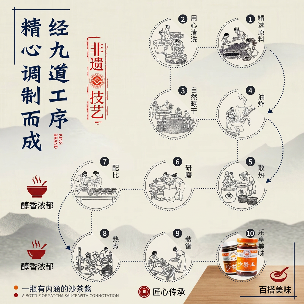 皇牌正宗皇牌沙茶王300g潮汕特产沙茶火锅蘸料调料沙爹酱商用沙茶酱 沙茶王300g