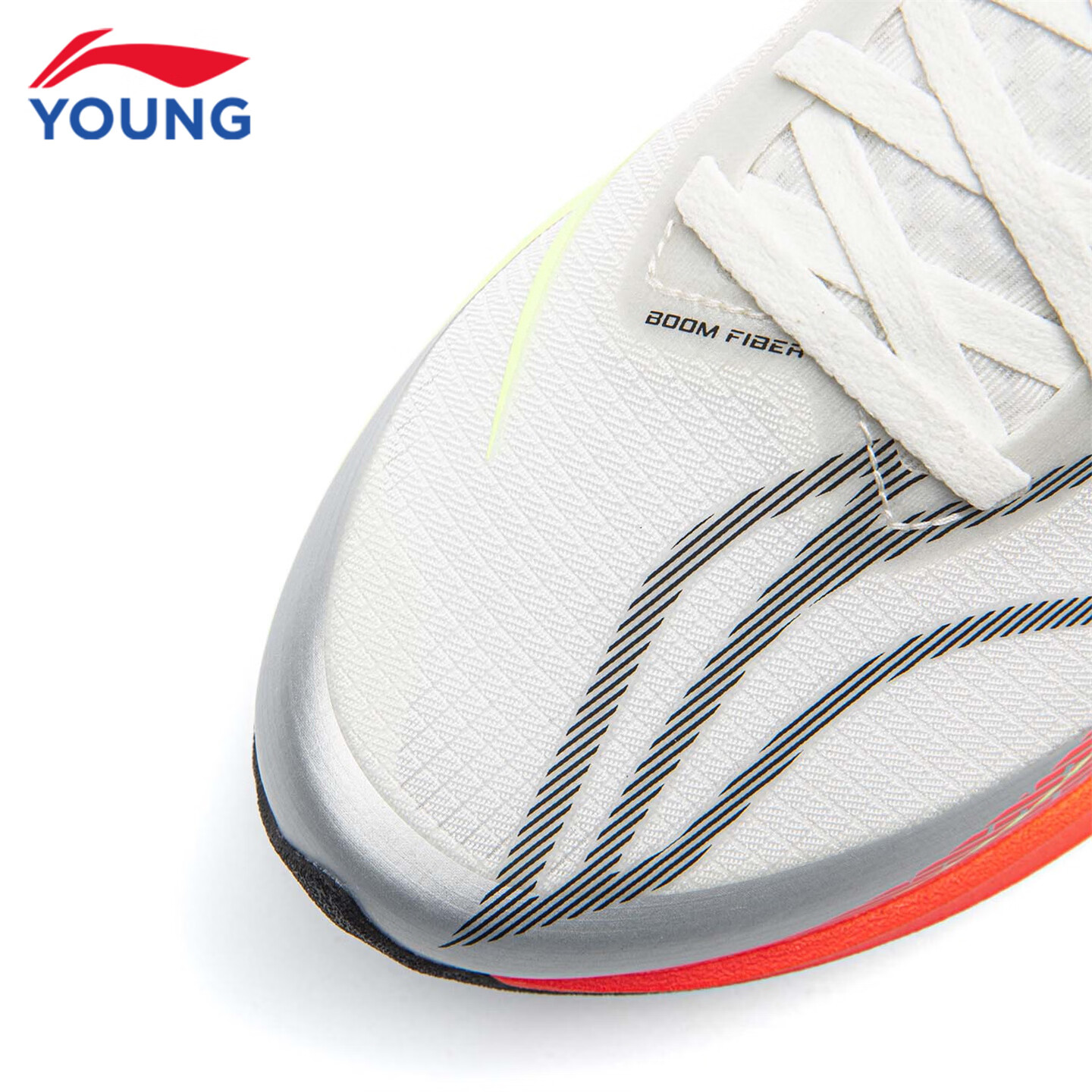 李宁（LI-NING）儿童跑步鞋2026秋季新款赤兔9PRO男女大童低帮䨻丝轻量高回弹跑鞋 白垩灰/银色32-3 赤兔9 PRO系带 36