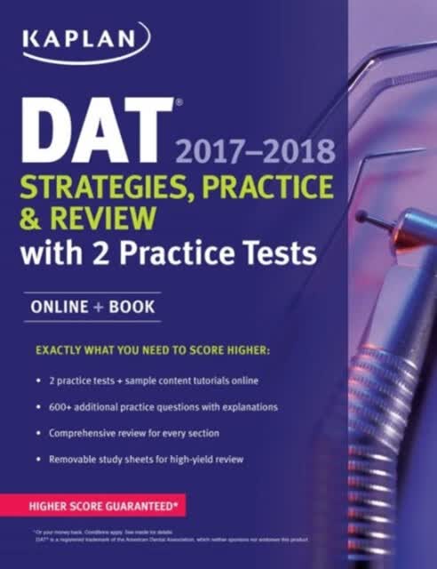 DAT 2017-2018 Strategies, Practice & Review with