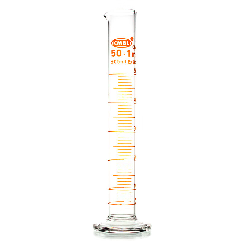 玻璃量筒带刻度25ml 50ml 100ml 250ml 500ml 1000ml具塞量筒量杯