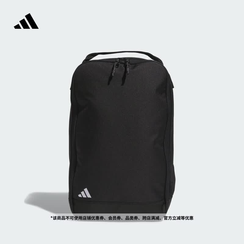 adidas双向拉链手提高尔夫运动鞋包收纳包男子新款阿迪达斯官方   黑色   NS(均码)