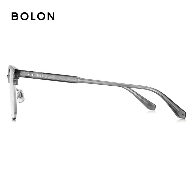 暴龙(BOLON)眼镜框26新品商务眉架斯文半框近视眼镜配度数男BJ6283 BJ6283B16 万新1.60防蓝光