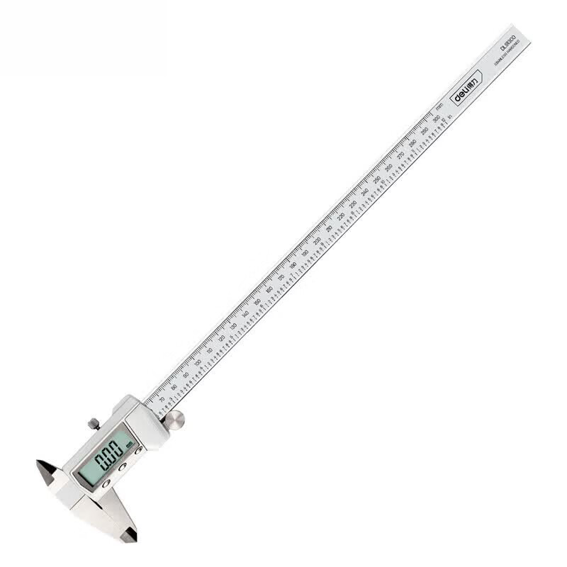 惠利得高精度电子数显游标卡尺 数显卡尺0-300mm DL91300 银色