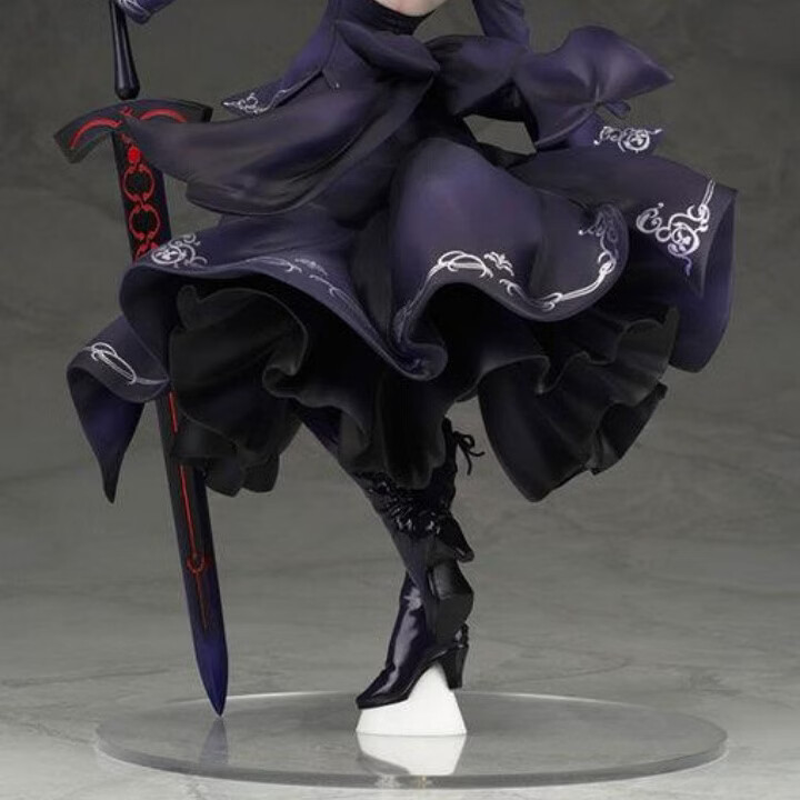 命运之夜Fate/Grand Order Saber 黑塞巴礼服盒装男女生礼物手办 礼服saber(可替换手高约24cm)