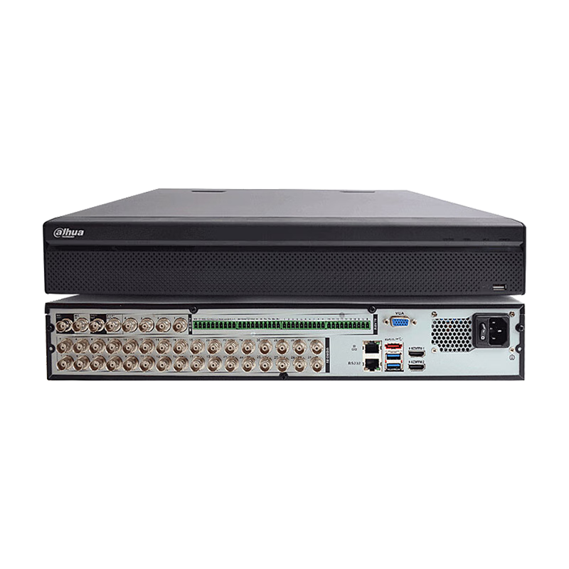 dahua大華監(jiān)控設(shè)備 同軸模擬網(wǎng)絡(luò)高清硬盤(pán)錄像機(jī)HDCVI主機(jī) 高清CVI模擬三混合DVR嵌入式監(jiān)控主機(jī) 32路四盤(pán)DH-HCVR5432L-V7 帶4TB硬盤(pán)