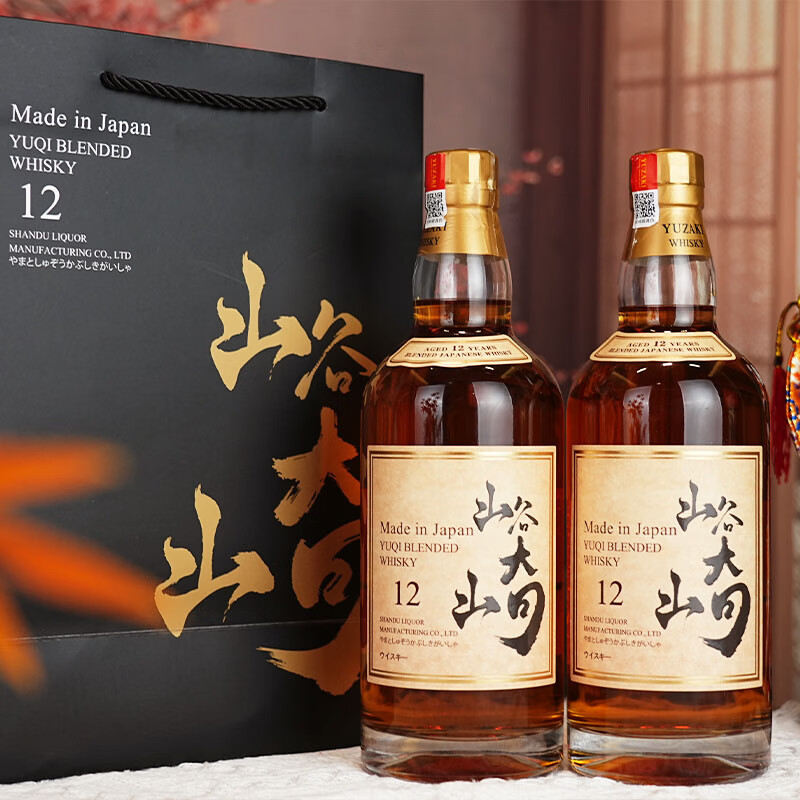 峪崎12日本威士忌 40%vol 700ml 送礼 自饮 整箱4瓶 700ml 40%vol