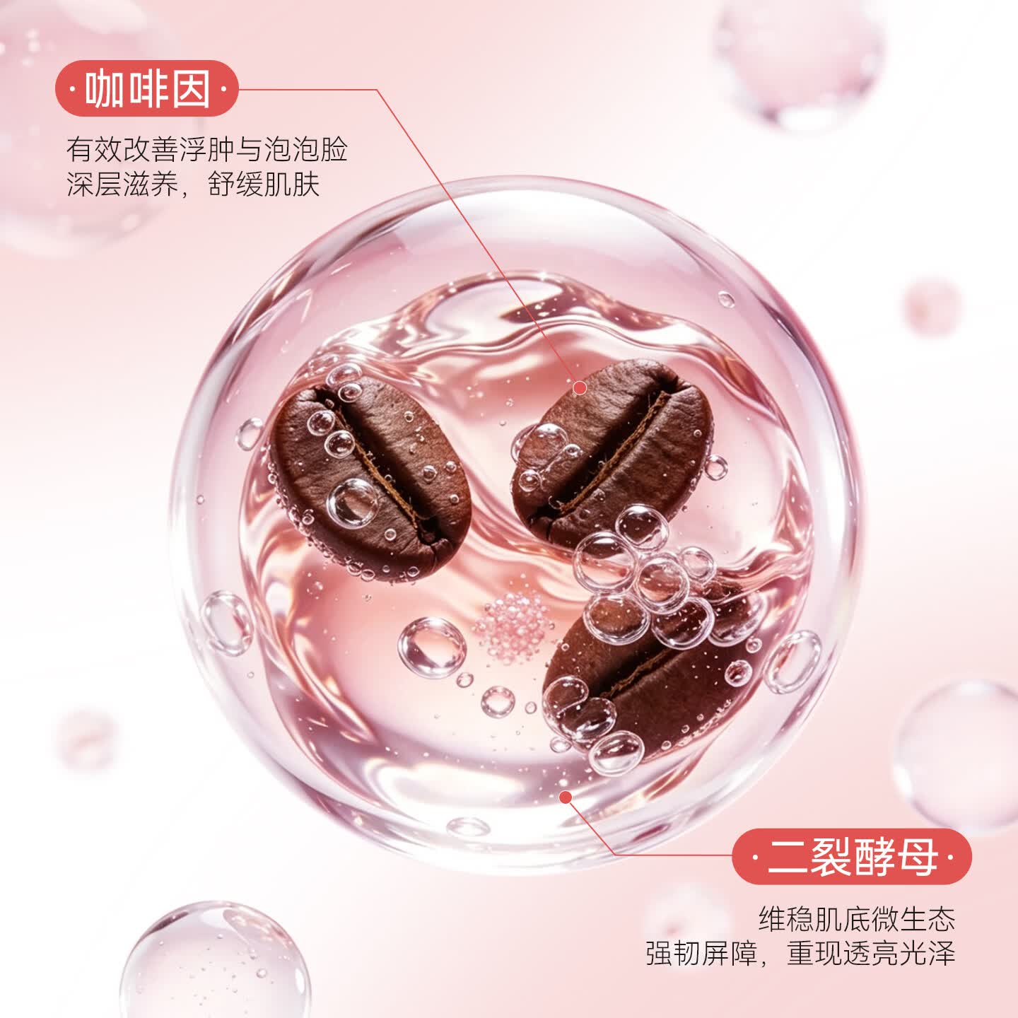 VIICHARM咖啡冰美式面膜补水保湿抗皱紧致控油舒缓温和敏感肌可用 【拍1发3】冰咖闪充面膜5片*1盒