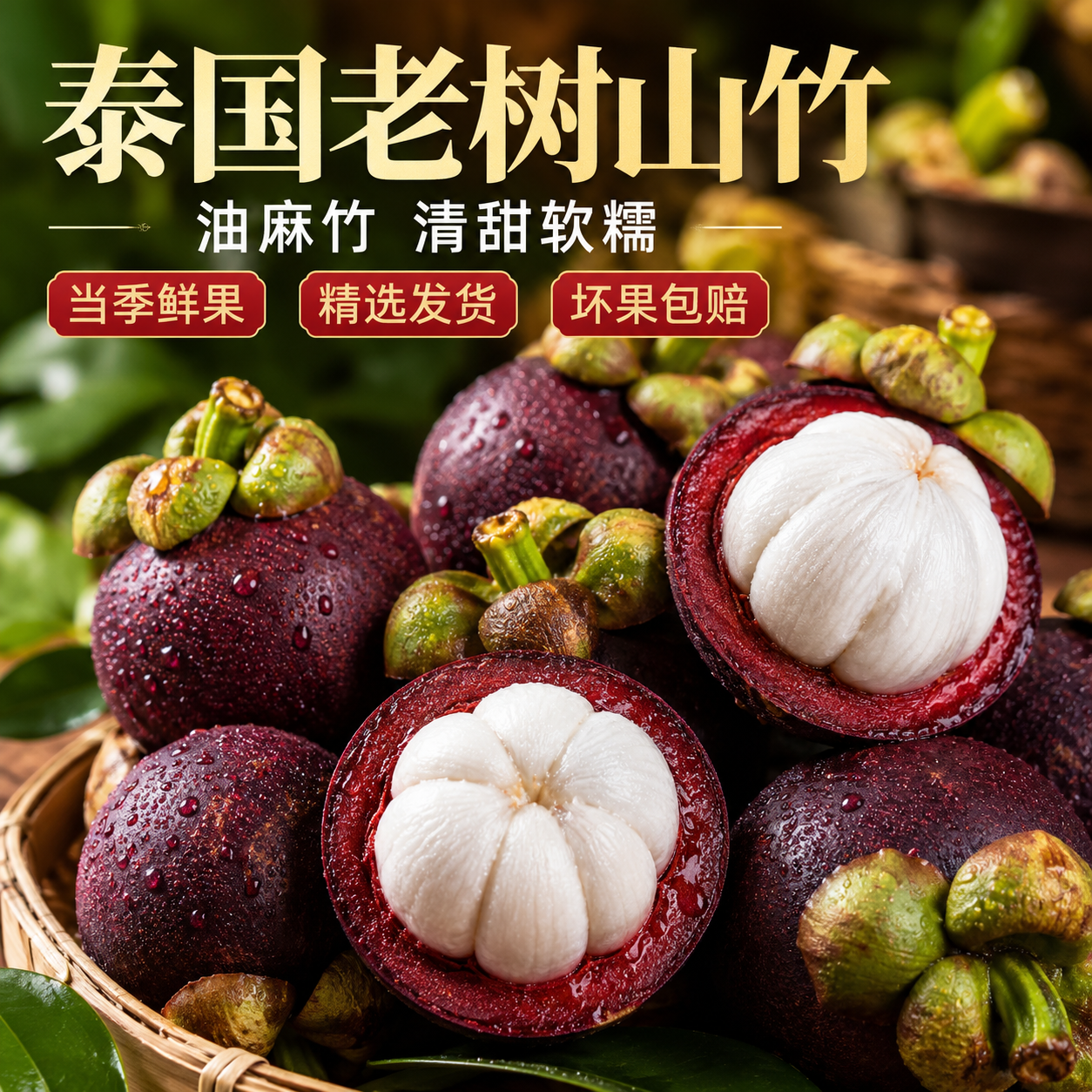苏亿鲜【现货】泰国进口老树山竹当季麻竹水果现摘清甜降火严选6A果王 【5斤装】6A精选老树麻竹-净重4.5斤