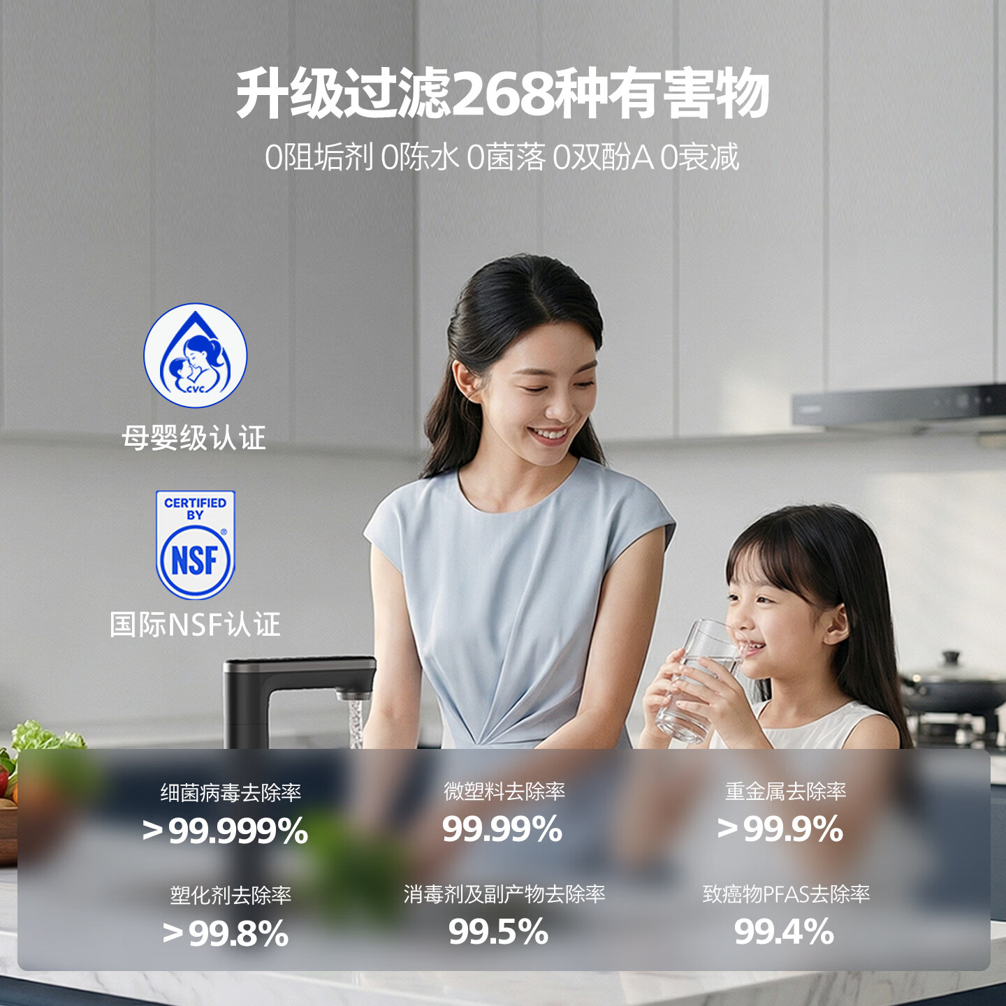 飞利浦（PHILIPS）家用净水器流速王U29常温款 全时鲜矿净水机 3000G大流速厨下式净水器RO反渗透净矿一体机 AUT9070 【流速王U29常温款3000G】AUT9070