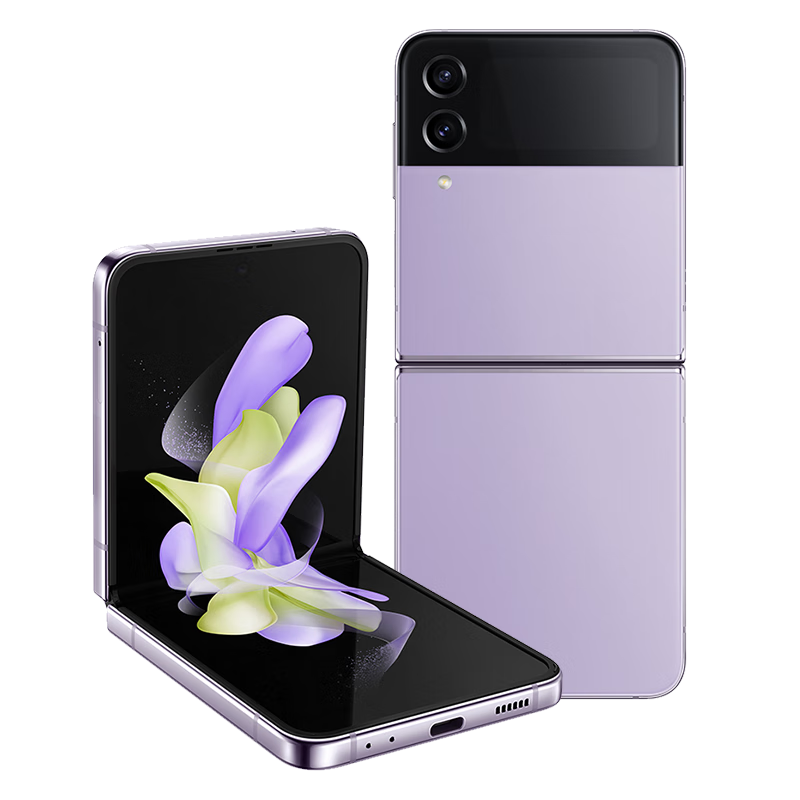 SAMSUNG 三星 Galaxy Z Flip4 5G折叠屏手机 8GB+256GB 幽紫秘境