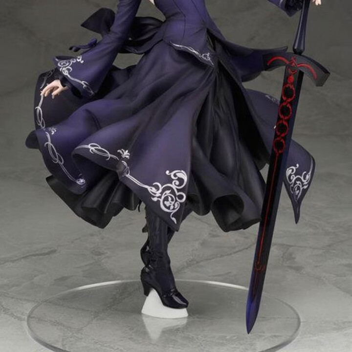 命运之夜Fate/Grand Order Saber 黑塞巴礼服盒装男女生礼物手办 礼服saber(可替换手高约24cm)