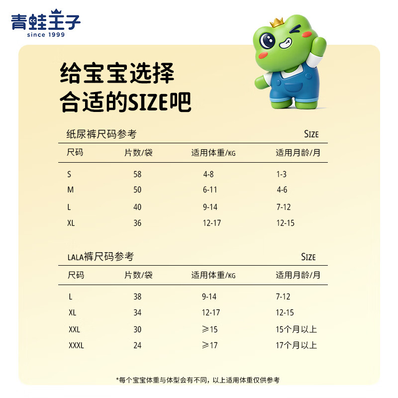 青蛙王子（FROGPRINCE）山茶油护臀纸尿裤正装 精致柔薄透气婴儿家用大包装尿不湿 【山茶油护臀】精致柔薄宝宝纸尿裤 【2包】纸尿裤M适合6-11Kg(100片送6片）【到手106片】