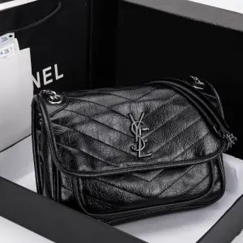 莱菲酷奇包包女新款潮时尚邮差包品牌包包单肩斜挎包niki链条软皮 y标