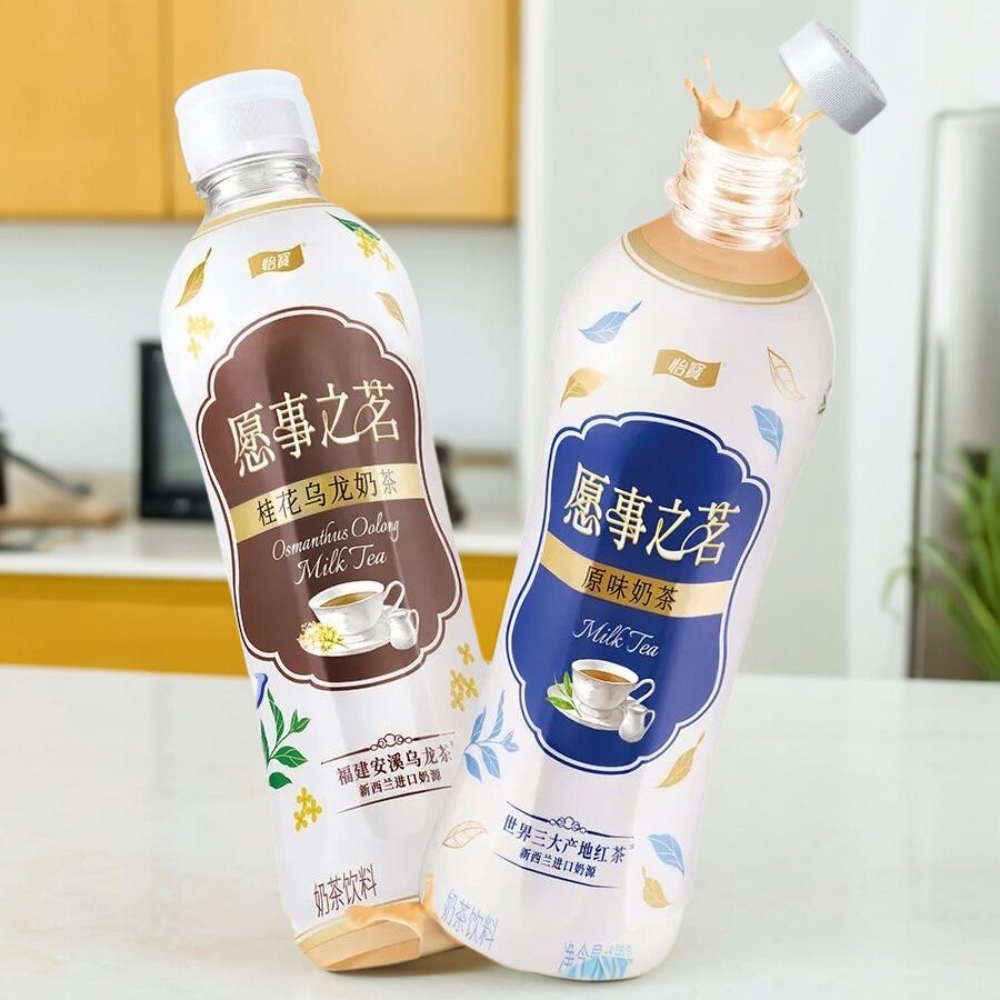 怡宝愿事之茗原味500ml15瓶整箱装桂花乌龙奶茶饮料 愿事之茗原味奶茶500ml*15瓶