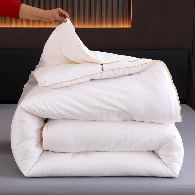 怡诺芊锦 冬天拉链款二合一子母被大豆纤维全棉被子被芯冬被加厚保暖